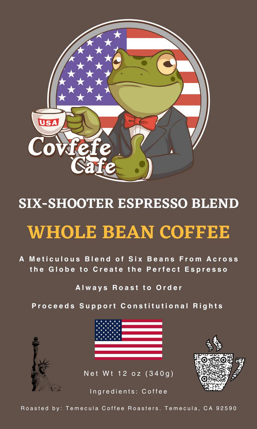 Six-Shooter Espresso Blend (6-Bean Mix)