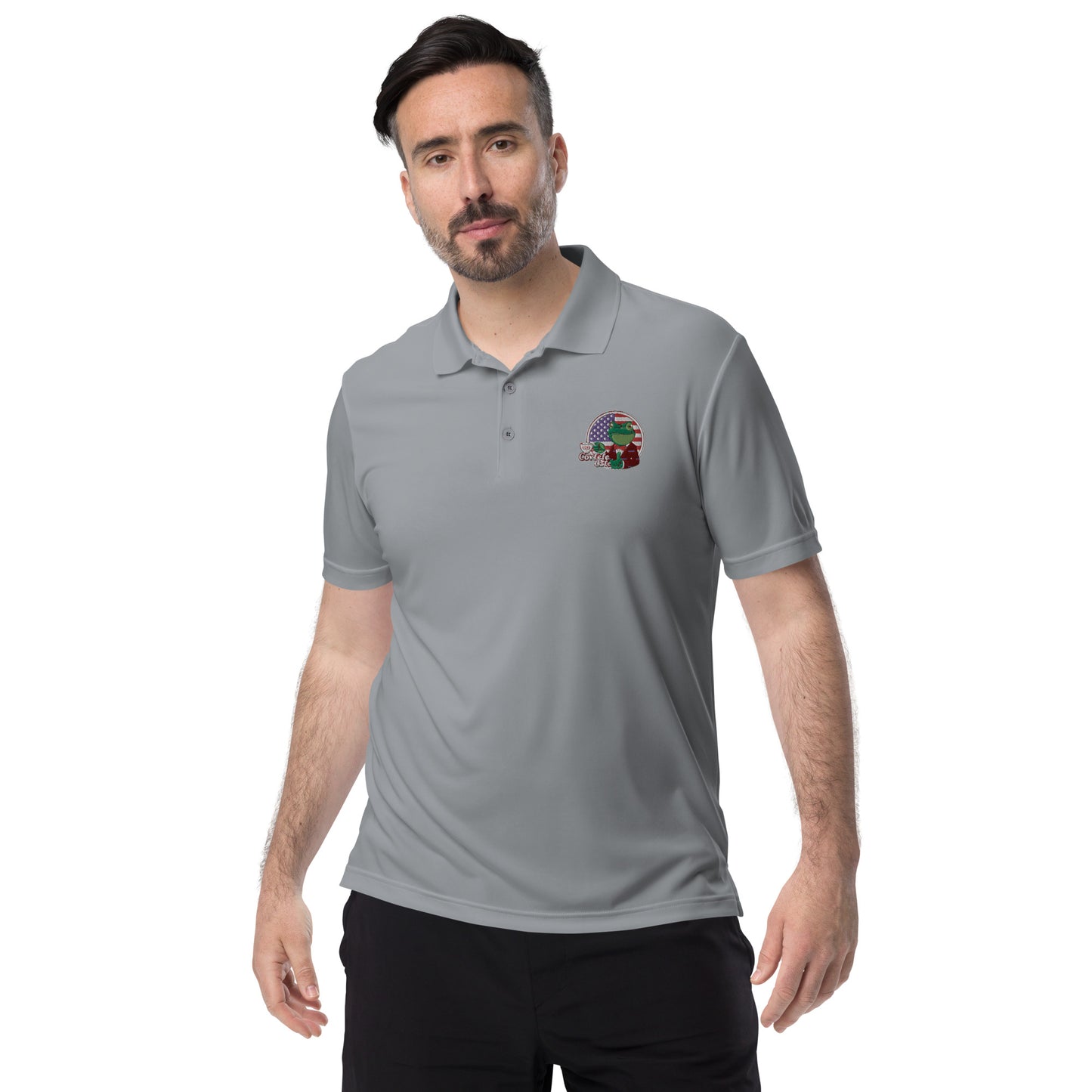 Covfefe Adidas Performance Polo Shirt