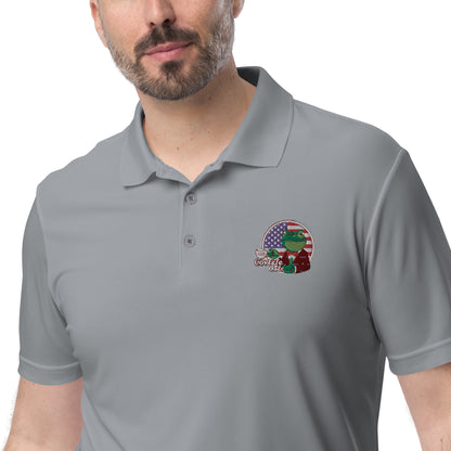 Covfefe Adidas Performance Polo Shirt