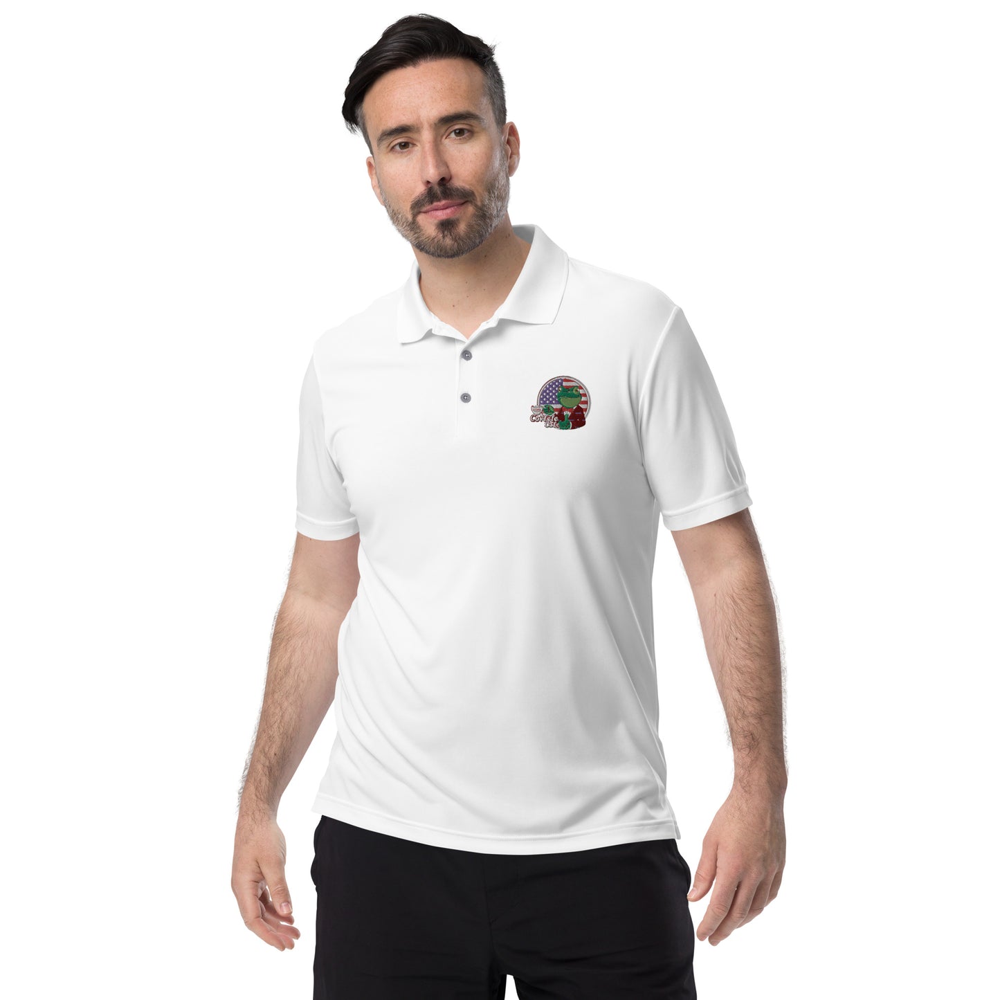 Covfefe Adidas Performance Polo Shirt